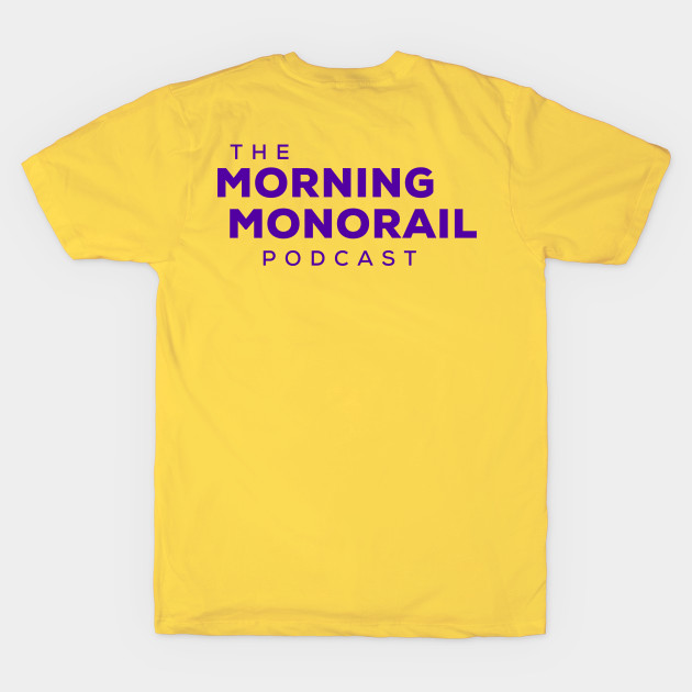 Morning Monorail Podcast Logo Purple Text Only by MorningMonorail